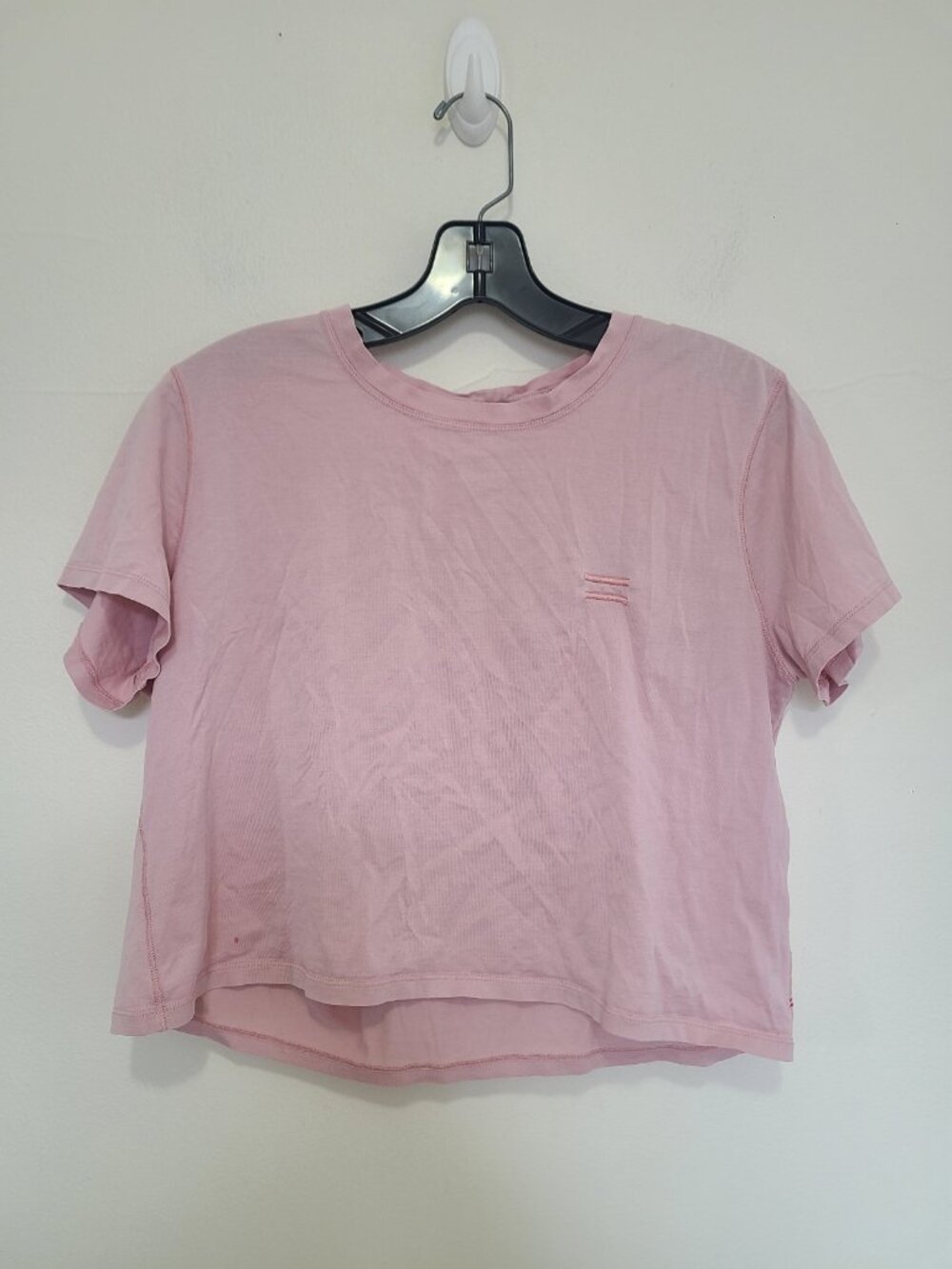 La ligne Women's T shirt Cropped Pink size M